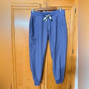 FIGS Women's medium Zamora Scrub Pants slate blue